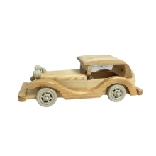 FQ marca alta emulational decoración del hogar modelo juguete de madera coche